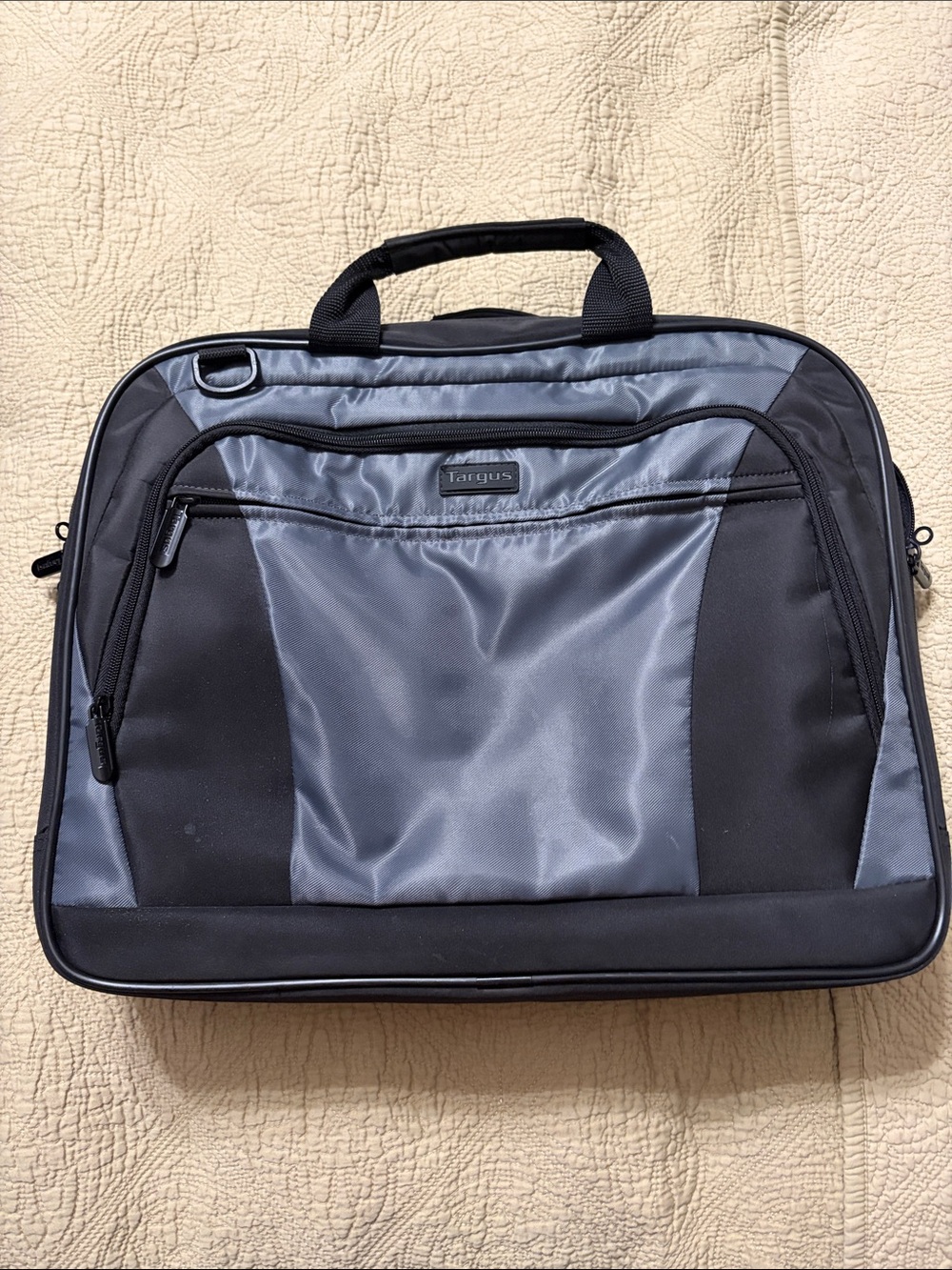 Targus Black and Gray Laptop Bag with Front Organizer